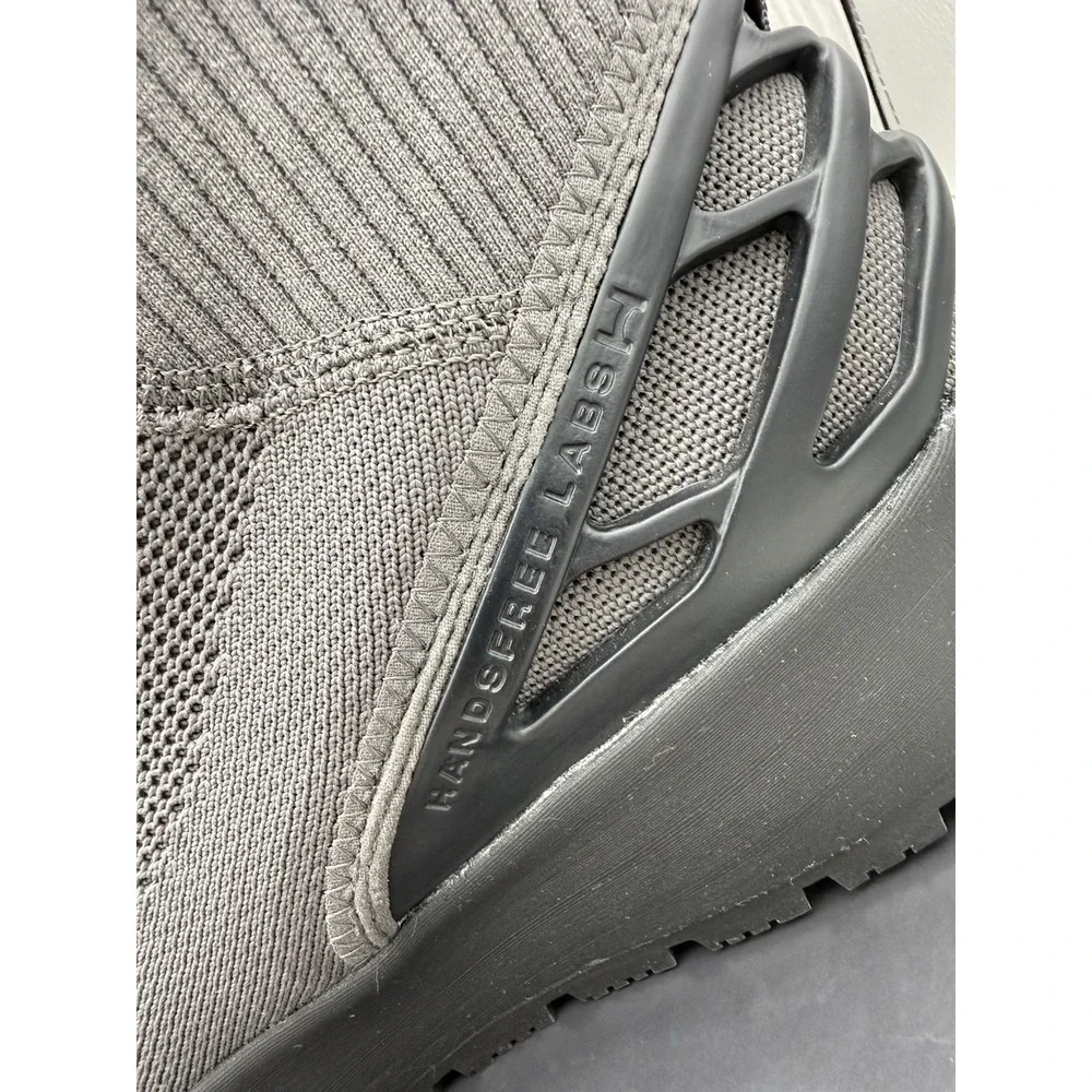 Kizik Suncrest Mens Size 10.5 High-Top Graphite Gray Hands Free Hiking Boots